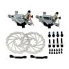 Juin Tech Hybrid Hydraulic Mountain Disc Brake Caliper - R1_Complete Set