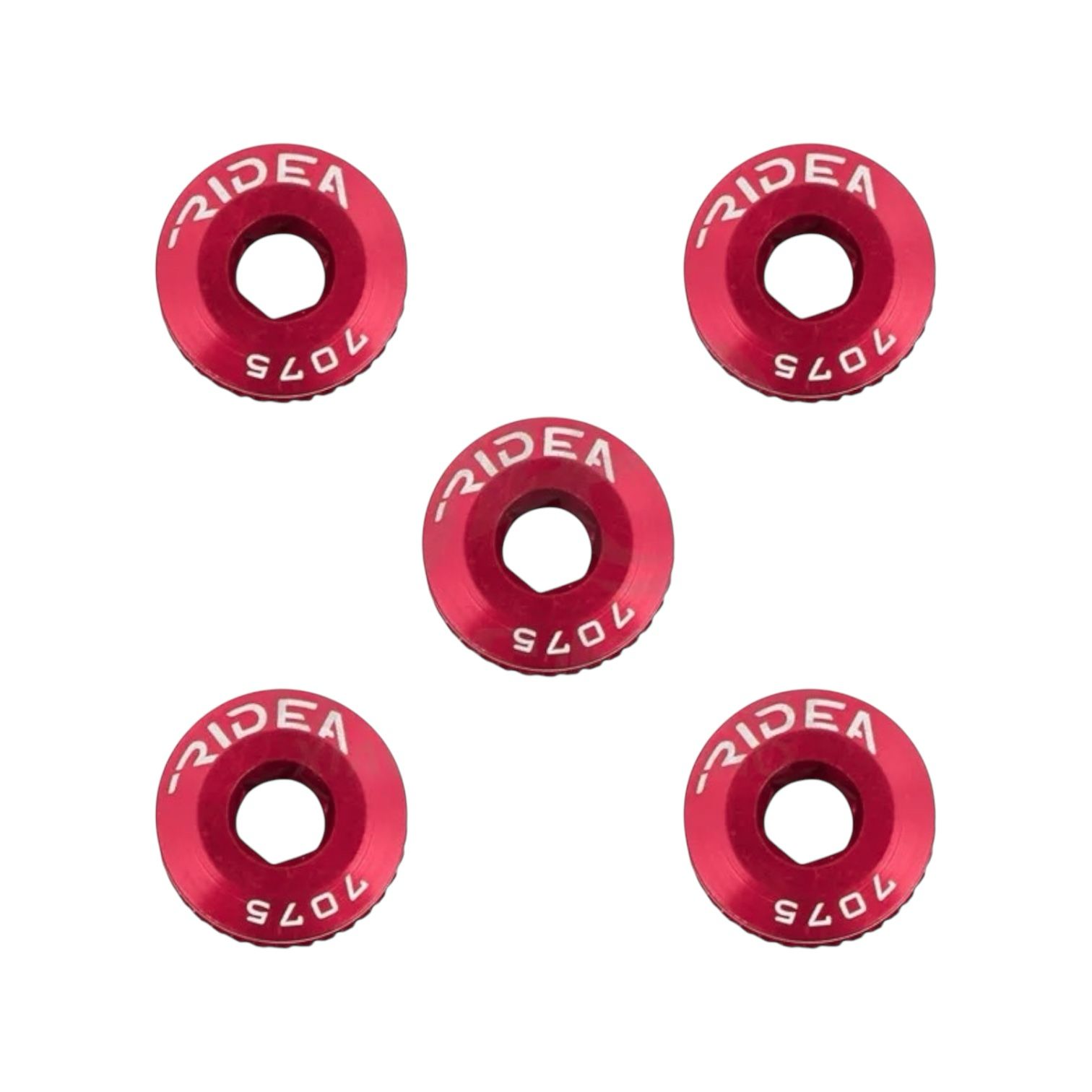 Ridea Chainring Bolts_Red