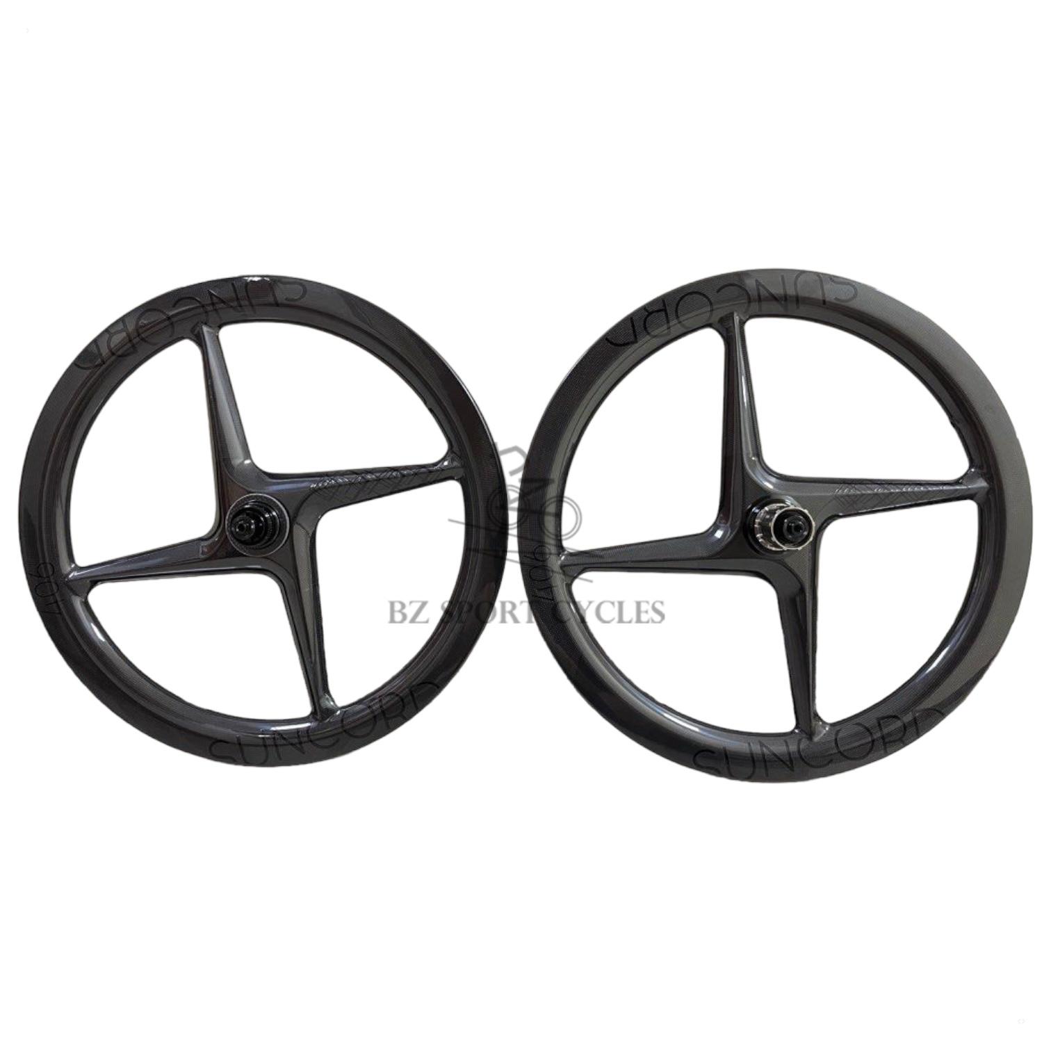 Suncord Carbon 4-Spoke Wheels_Glossy Black_01