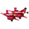 Juin Tech Hybrid Hydraulic Mountain Disc Brake Caliper - R1_Red