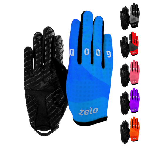 Zelo Kids Pro Team Racing Gloves | Full Finger